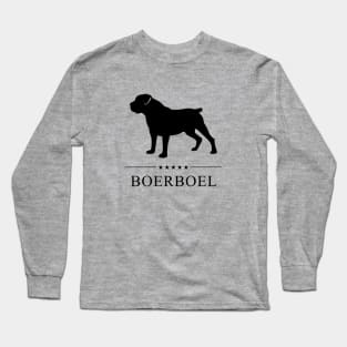 Boerboel Black Silhouette Long Sleeve T-Shirt